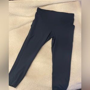 Lululemon Invigorate High Rise Tight With Pockets Size 16 Submarine 24” long